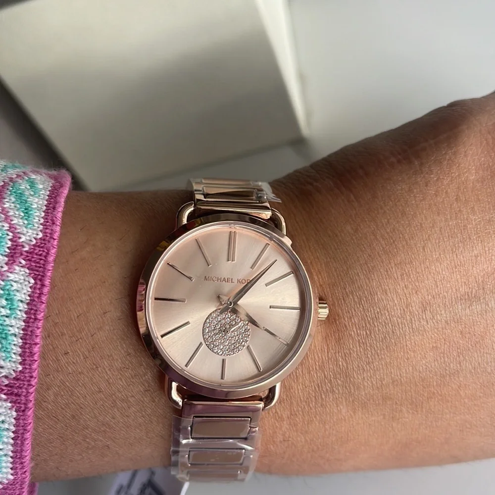 Micheal kors rose gold 32mm